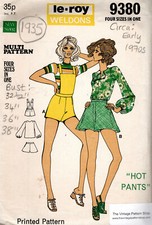 1970s Vintage Couture Motif