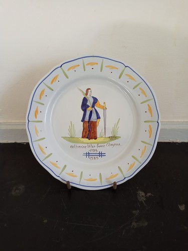 Assiette revolutinnaire - assiette, bi