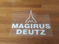 MAGIRUS DEUTZ PATCH FLOCAGE PUBLICITAIRE - 17 CM PAR 13 CM