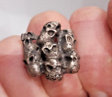 Bague tête de mort crane humain homme/femme taille réglable