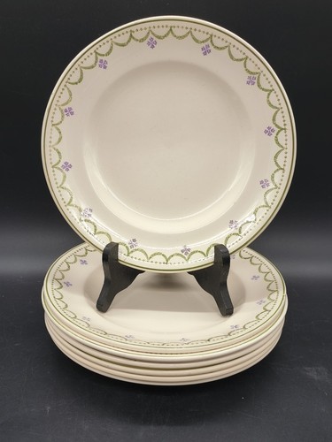 Assiettes plates longwy - 7,