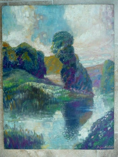 Tableau début 20ème fauvisme - tableau,