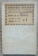 Carte taride nord de la - nord,
