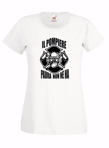 Shirt donnaj1626 pompier - t-shirt,
