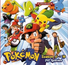 DVD animé Pokemon Saison 6-10