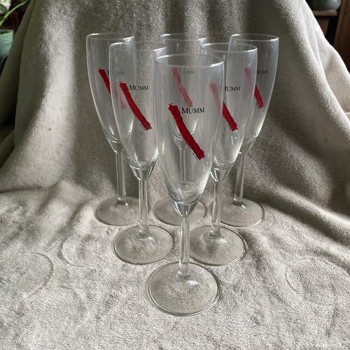 Mumm 6 glass - gh,