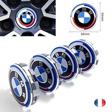 4X Centre Roue 68mm BMW Edition 50E Anniversaire Cache Moyeu Jante Auto Clipser