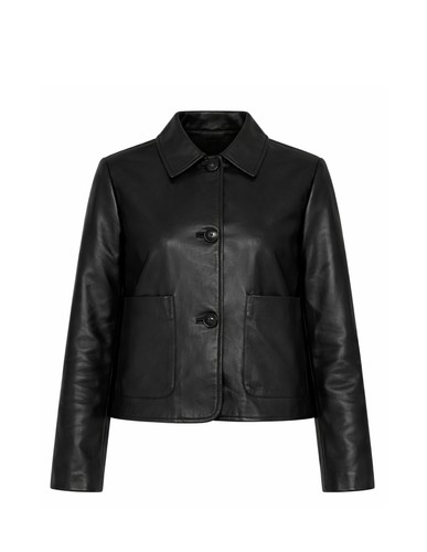 Veste cuir elina serge - en,