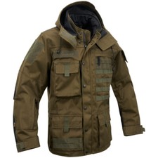 Brandit Performance Outdoor Veste Manteau Tactique À Capuche Hydrofuge Olive