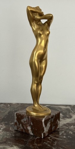 Sublime nymphe bronze doré - nymphe,