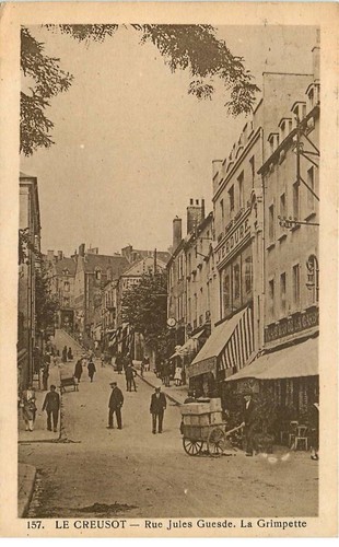 Saone loire creusot rue - saone, le