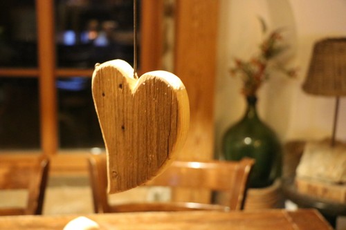 Coeurs anciens bois pour - coeurs,