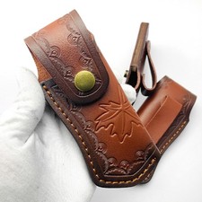 1 Pcs Leather Fold Knife