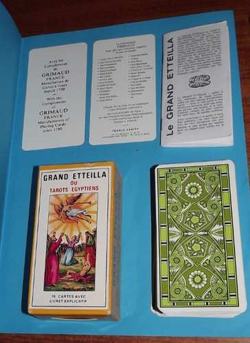 Jeu grand etteilla egyptian - etteilla,