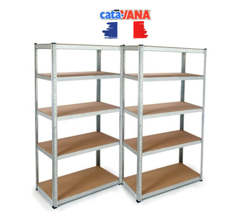 étagère rangement - 2x,