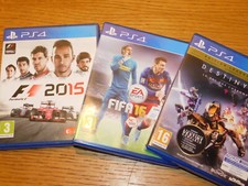LOT 3 JEUX jeu FIFA 2016 F1 2015 DESTINY le roi POUR CONSOLE de JEUX PS4 foot