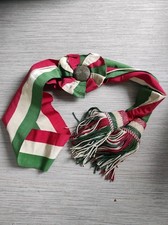 Ancienne fascia tricolore écharpe Italie cocarde 