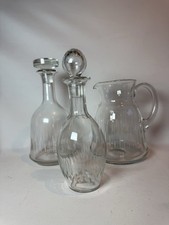 Lot De 2 Carafes Et 1 Pichet