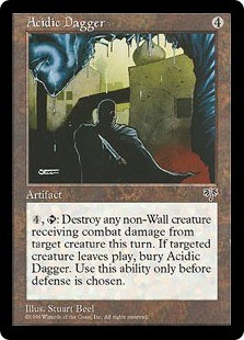 Magic mtg dague acide - acide,