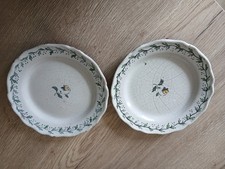 Assiettes faïence 19ème - ,