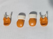 PLAYMOBIL X4 GANTS ORANGE