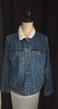 blouson vintage jean fourré south side serpents Riverdale taille S