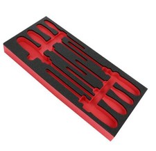 Plateau mousse vide pour module 8 tournevis protwist 6 plats 2 cruciformes Facom