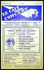 Ancienne Partition, Le Café