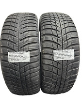 2 PNEUS D'OCCASION 205/60 R 16 96H XL BRIDGESTONE HIVER M+S 4,5 MM DOT 1318