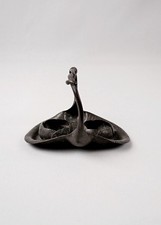 Salière en étain Art Nouveau