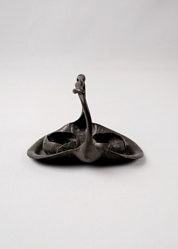 Salière étain art nouveau - salière,