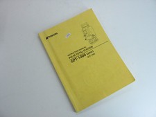 Topcon Instructions Manuel Motorisé Total Station, GMT-100 Série