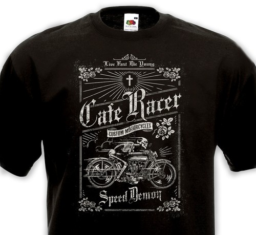 Tee shirt cafe racer speed - cafe,