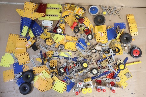 Meccano job lot construction - lot,