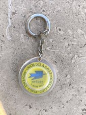 PORTE CLE VINTAGE PTT SPORT ASPTT A.S.P.T.T. HYERES 1964 BE