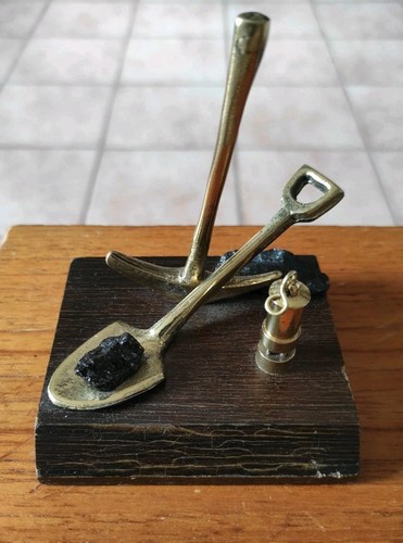Sculpture bronze mineur - bronze,