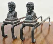 PAIRE DE CHENETS POUR