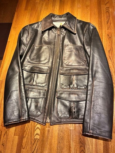 Aero leather jacket - leather,