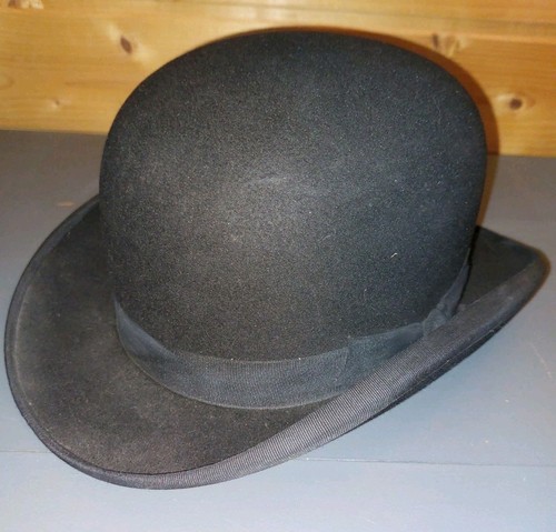Chapeau melon ancien feutre - chapeau,
