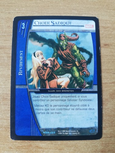 Card marvel system 2004 - card,
