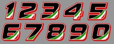 STICKER NUMERO COURSE RACING