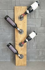 Casier à vin mural en bois et