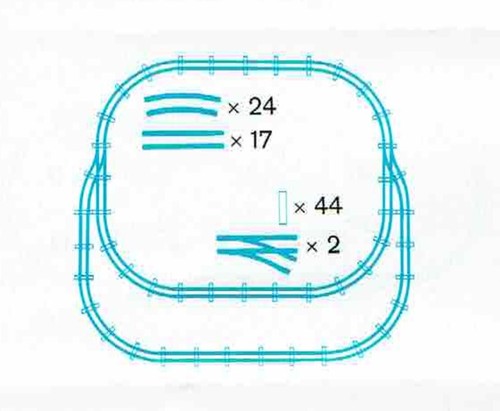 Lego train rails - rails, 12v