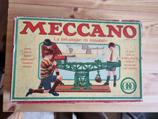 Meccano boîte N°000 de 1931 vert et rouge complète
