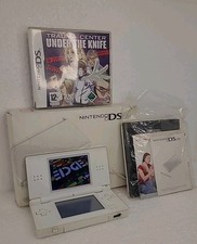 Console Nintendo DS Lite Blanche Avec boite, Carte Edge (12 Jeux) +Trauma Center