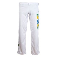 Unisexe Blanc Brazil Capoeira Abada Arts Martiaux Élastique Pantalon 6 Tailles