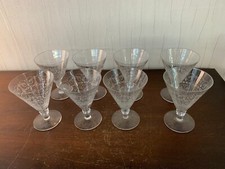 8 verres à eau à volutes modèle Lisieux en cristal Saint Louis (prix à la pièce)