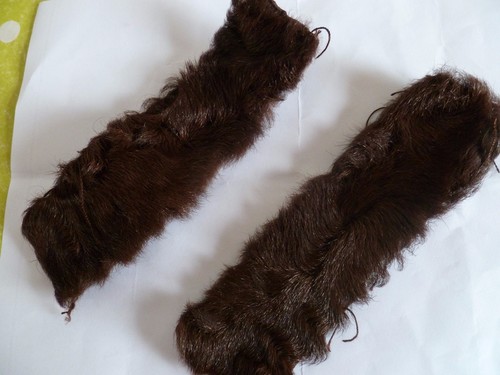 Morceaux fourrure astrakan - fourrure,