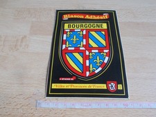 Carte postale blason adhésif BOURGOGNE