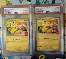 Duo Carte Pokémon Pikachu McDo En Séquentiel 020/M-P PSA10